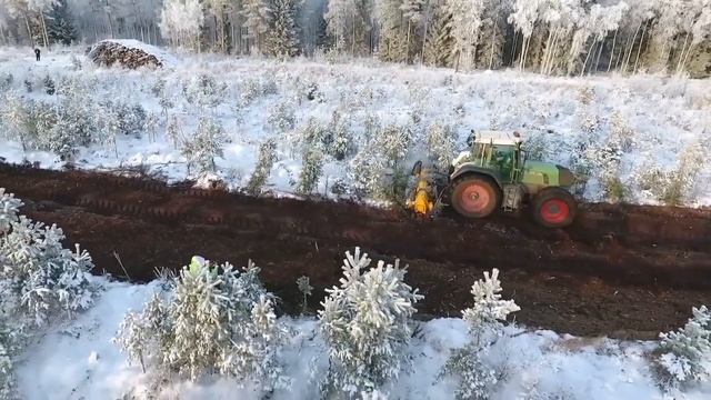 Финский ротоватор Suokone MERICRUSHER MJHS-311STX. Удаление деревьев, пней, ввод земель в оборот. смотреть онлайн