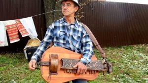 Сам делает музыкальные инструменты! Труба австралийских аборигенов. Колесная лира.