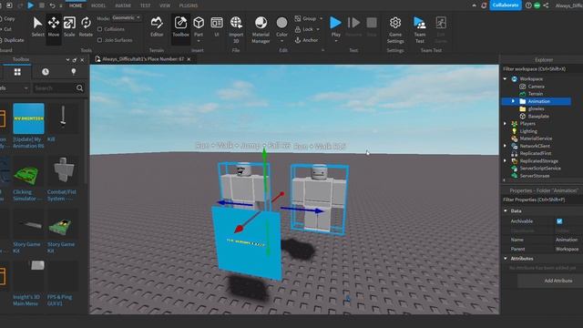 How to make a run animation in Roblox Studio (Check Description) смотреть онлайн