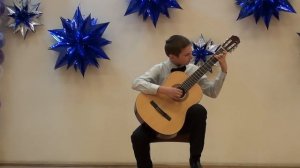 Первое выступление в музыкальной школе (гитара)