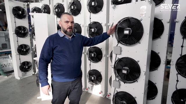 Воздушные завесы завода SEVER серии YAMAL-BR