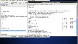 instalacion de mongodb en CentOs