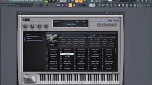 Korg Triton VST Plugin Sounds Demo Part Two - No Commentary - Korg Collection Music Software