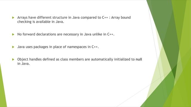 OOAD Presentation- OOP Difference between Java and C++ смотреть онлайн