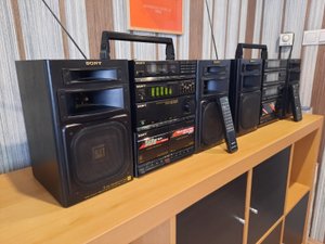 Vintage SONY FH 606r CDP S27 hifi portable system boombox-ЯПОНИЯ-1989-1990 ГОД