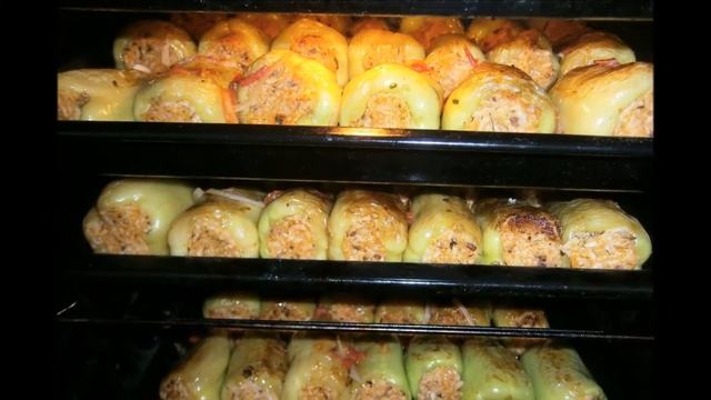 Очень вкусный фаршированный перец мясом и рисом смотреть онлайн