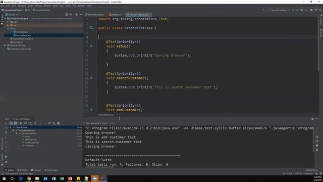 Tutorial 2:TestNG with intelliJ IDE|Creating & Run Tests using TestNG.xml|TestNG Report