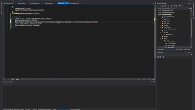 c# WebApp ASP.Net MVC - это просто смотреть онлайн
