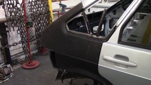 Кузовной ремонт. ВАЗ 2114, меняем заднее крыло#2. Body repair.