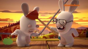 Les lapins crétins | Invasion | Aller sur la lune | Nickelodeon France