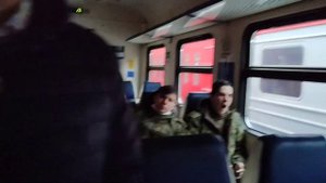 Поездка на разрисованном Электропоезде ЭД4М - 0437 с пригородным сообщением