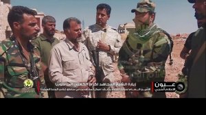 le sheikh Akram el-Kaabi - harakat noujaba - inspecte ses troupes en Syrie 
