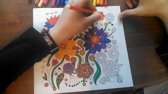 Anti-stress colouring book / Розмальовка антистрес / Раскраска антистресс Part 2 смотреть онлайн