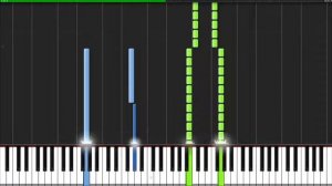 Как играть на пианино мелодию из Супер Марио [ Super Mario World ]