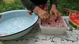 Натуральные Напитки из Арбуза На Зиму Азербайджанская Кухня Деревенская Кухня  Рецепты