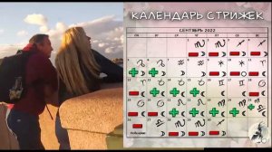 Лунный календарь СТРИЖКИ волос на СЕНТЯБРЬ '22 Благоприятные и неблагоприятные дни #календарьстриже