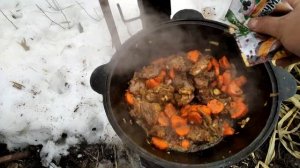 Думлама, дамлама, димлама...Готовим на костре!