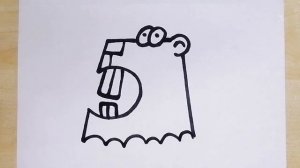 что можно нарисовать из цифры 5?