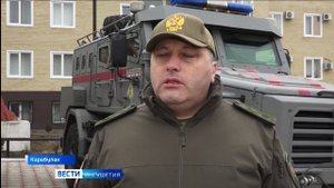 В гости к бойцам ингушского ОМОНа