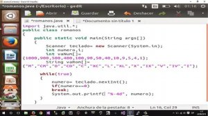 JAVA: Conversion Numers enteros Decimales a Numeros Romanos.