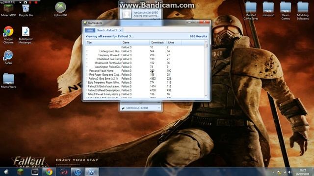 How to mod Fallout 3 using a USB (No Fallout3VE) (XBOX360) смотреть онлайн