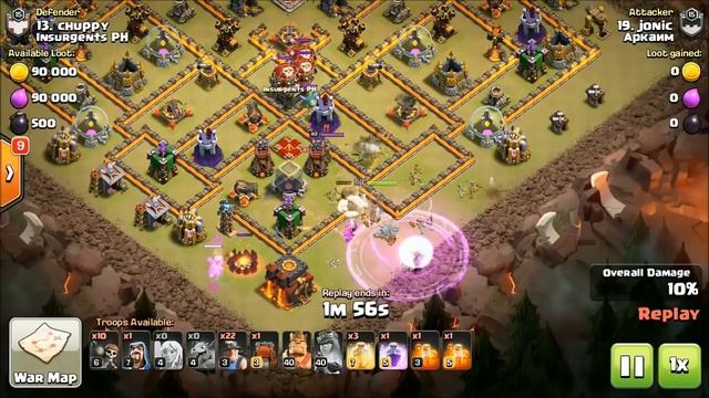 Атаки и расстановки на 10 ТХ, 11 ТХ и 12 ТХ в КВ! Подборка атак th10, th11 и th12 в Клеш оф Клэнс! смотреть онлайн