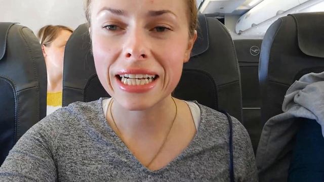 Эконом класс Lufthansa. Питание в самолете.