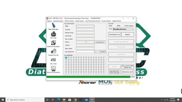 Xhorse KEYLESS-GO Programming | Mercedes-Benz 2013 GL450 on VVDI MB TOOL