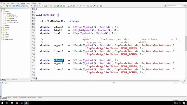 Coding a Simple Bollinger Band Expert Advisor in MQL4 - Start to Finish