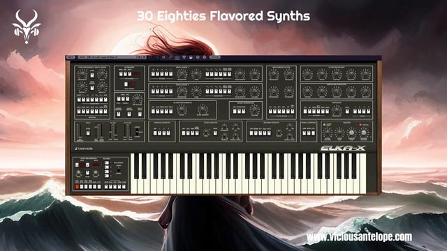 Cherry Audio Elka-X Presets by Vicious Antelope - Leads Of Elka Vol.1 - 30 Vintage Synth Leads смотреть онлайн