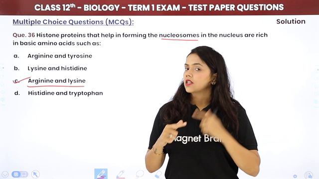 Class 12 Biology - Question Paper Solution NCER/NEET (2022-23)