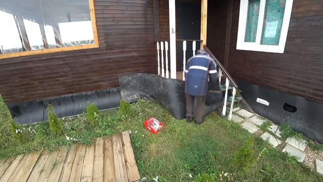 Готовлю фундамент и мягкие окна к зиме. смотреть онлайн