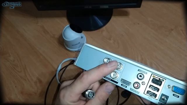 аналоговое видеонаблюдение/ сборка/ подключение/ запись по движению