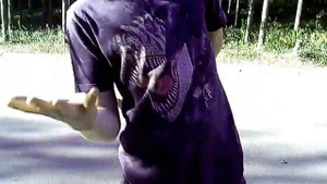 Падение с горы на скейте