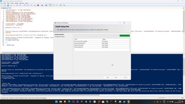 Step--by-Step Guide :Installing SQL server using PowerShell