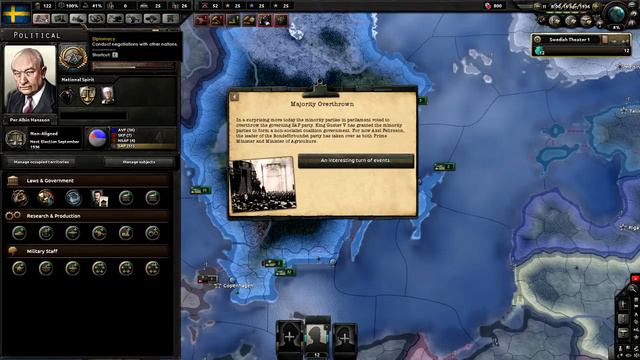 SVEA RIKE! #1 | Hearts of Iron IV Winter War Mod: Sweden! смотреть онлайн