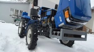 Скаут Т-15, запуск двигуна вручну