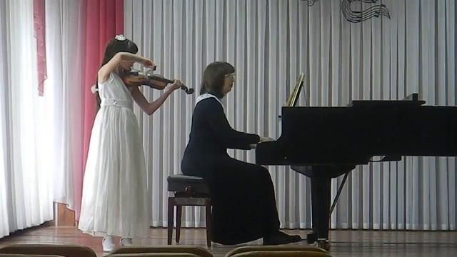 О. Ридинг. Концерт си-минор 3-5 части. Д. Кабалевский. "Полька", Катя Читадзе, 9 лет. смотреть онлайн