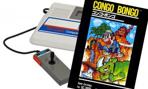 Реакция и обзор на игру Congo Bongo на сеге SG-1000. 8 бит
