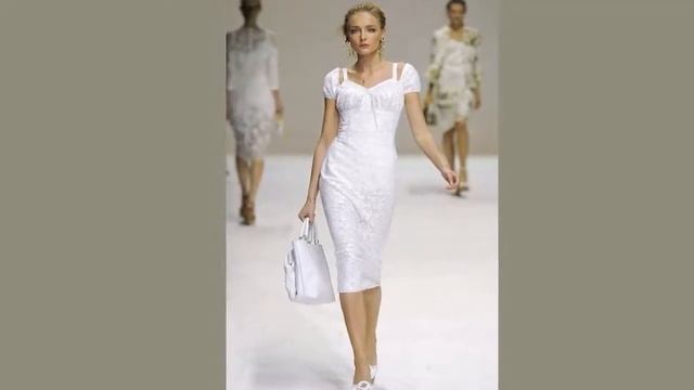 Светский тренд летние белые платья смотреть онлайн