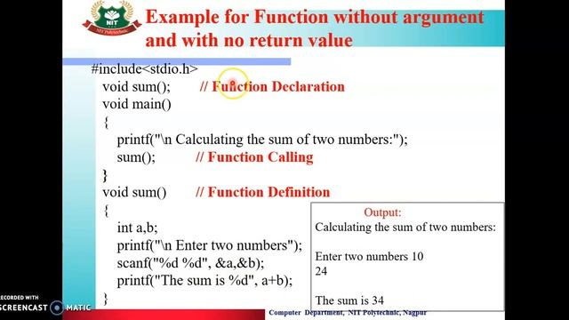 5.3 Programs on functions смотреть онлайн