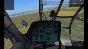 DCS World. Mi-8. Посадка на РСНВ с минимальным пробегом.