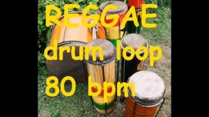 Reggae Drum loop #1 - 80 bpm