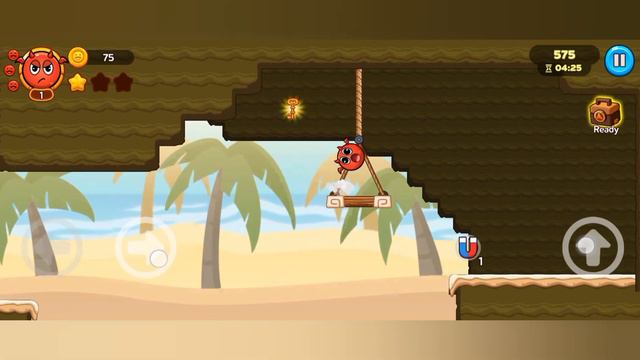 Level 19* (2.Treasure island🏝️) Ball V-Red Boss Challenge #gametutorials