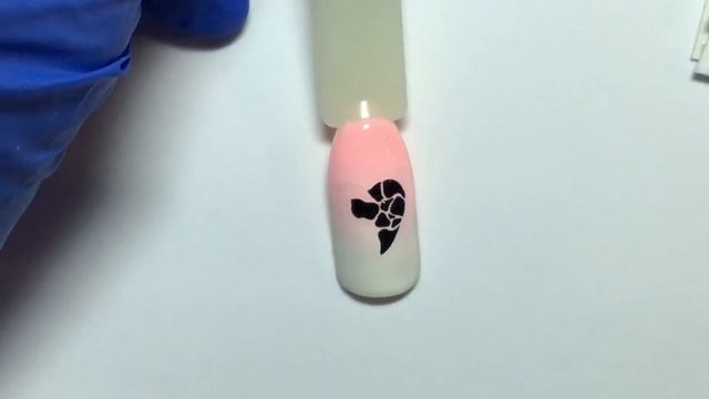 Сердце на ногтях. Сердечко на ногтях. Дизайн ногтей. Роспись гель лаками смотреть онлайн