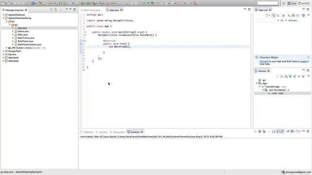 Turning an Applet into a Desktop App