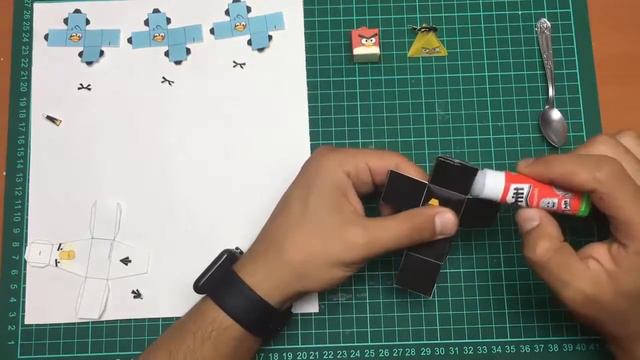 How to Make a Angry Birds Paper Toy ( Papercraft ) (free template) смотреть онлайн