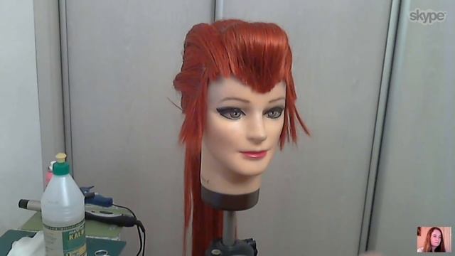 [•Wig styling Skullgirls Valentine|•Укладка парика на Valentine из игры Skullgirls •] смотреть онлайн