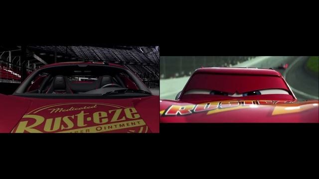 Lightning McQueen's Big Crash | Side by Side Comparison | Cars Movie Remake | BeamNG.Drive Movie смотреть онлайн