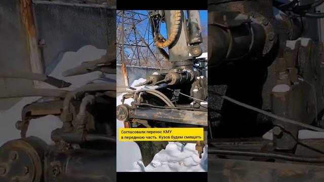 Ремонт рамы лесовоза Урал Next и перенос КМУ